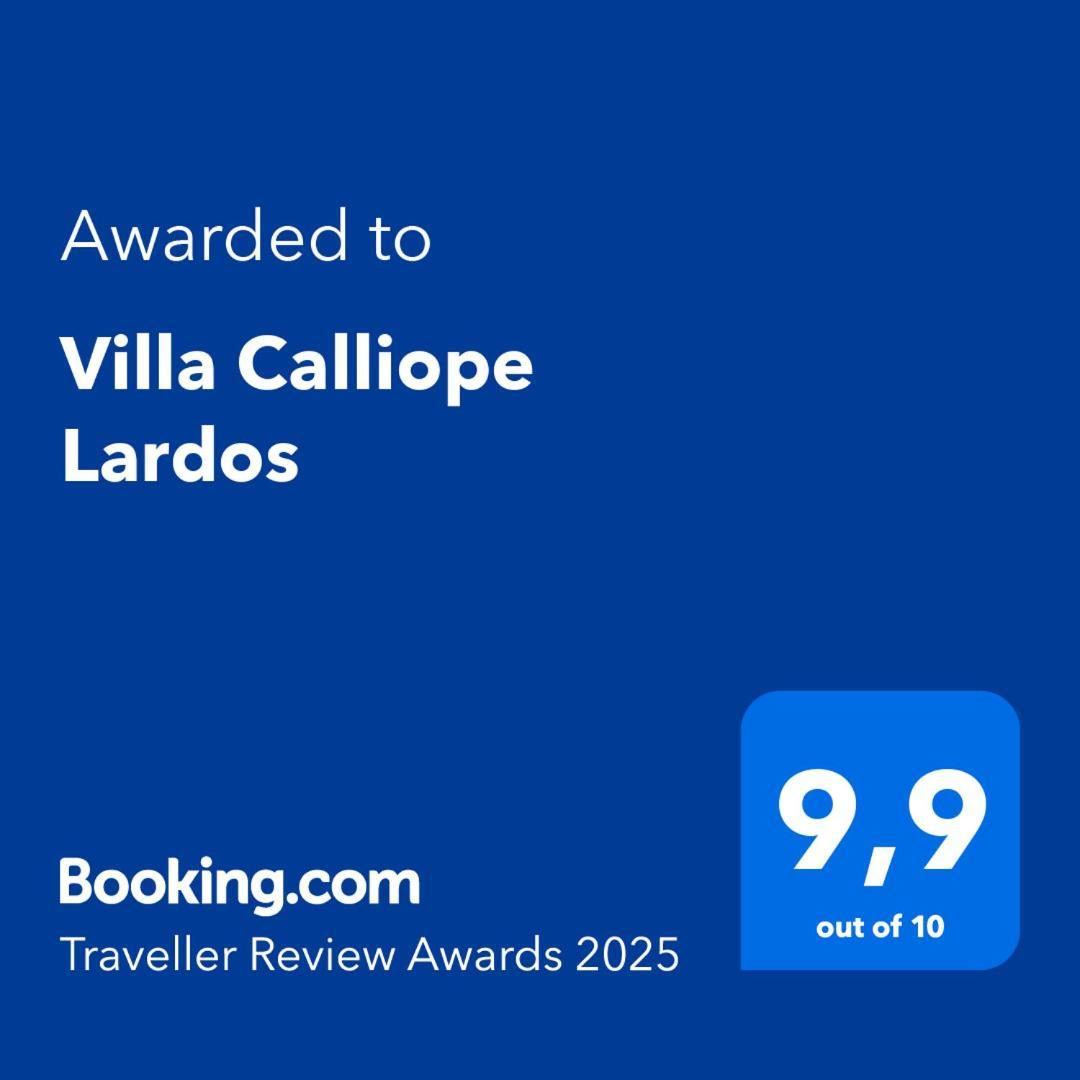 Villa Calliope Lardos Zewnętrze zdjęcie